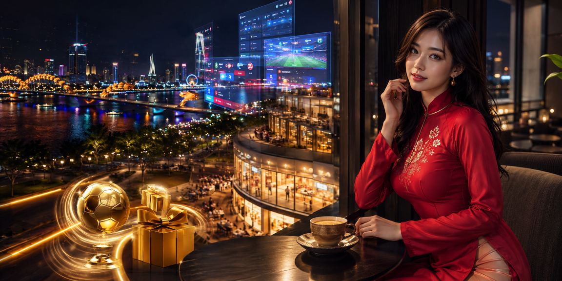 Người dùng tại Đà Nẵng sử dụng dịch vụ cá cược trực tuyến an toàn trong trang phục áo dài